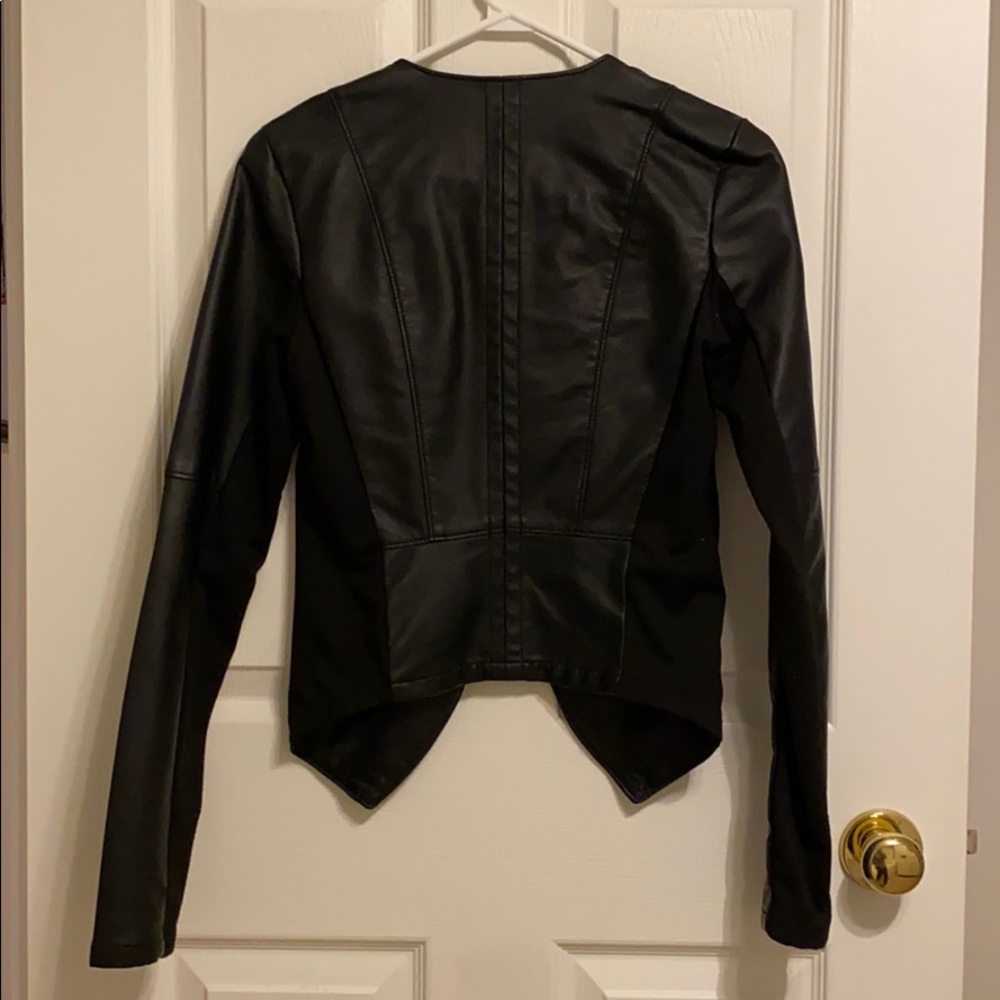 Faux leather jacket. - Picture 2 of 2